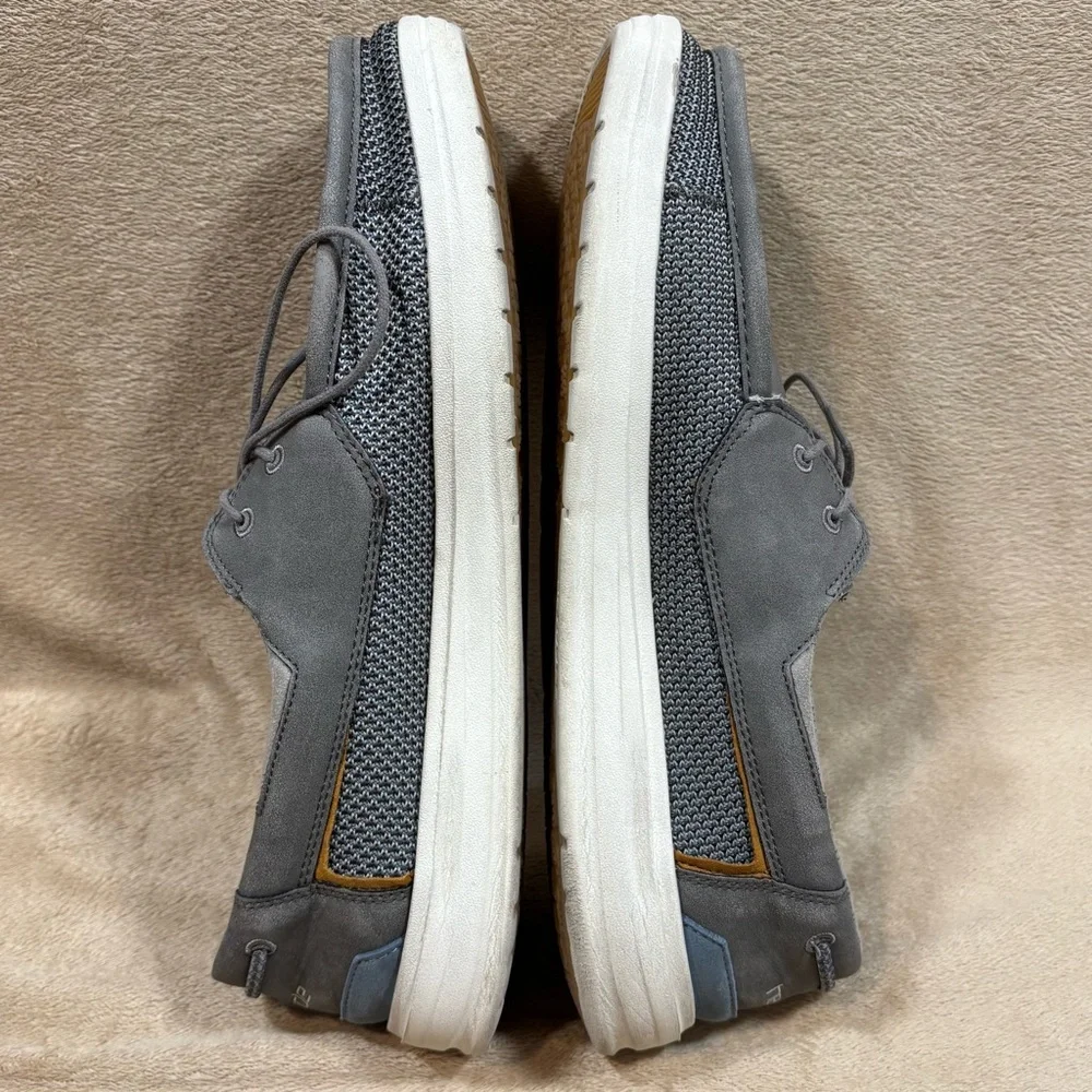 Hey Dude Welsh Grip Steel Gray Mens Size 12 Slip Ons‎ Shoes Sneakers